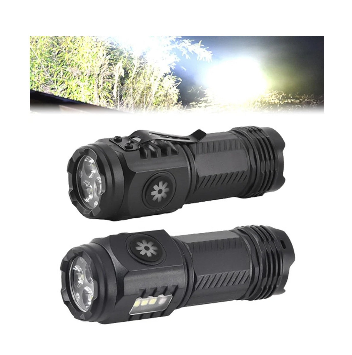 Linterna X-3L 3LED+3SMD Batería Li-Ion