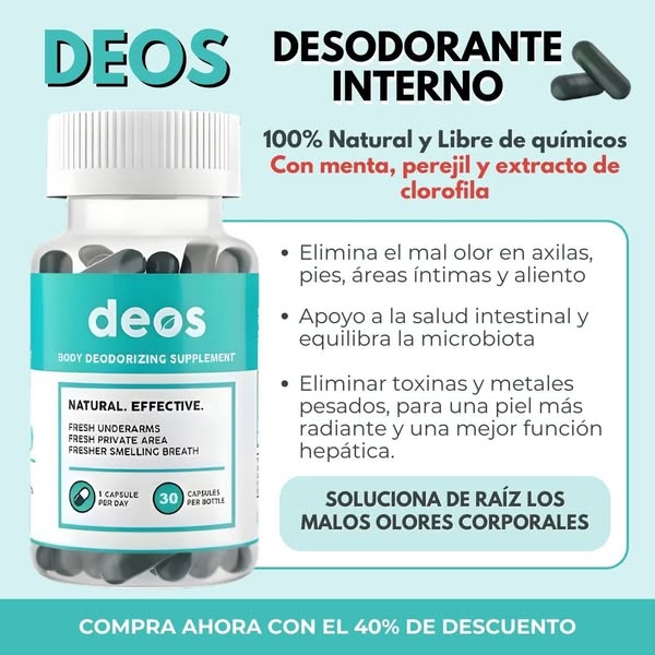 DEOS DESODORANTE ORGANIC PRO