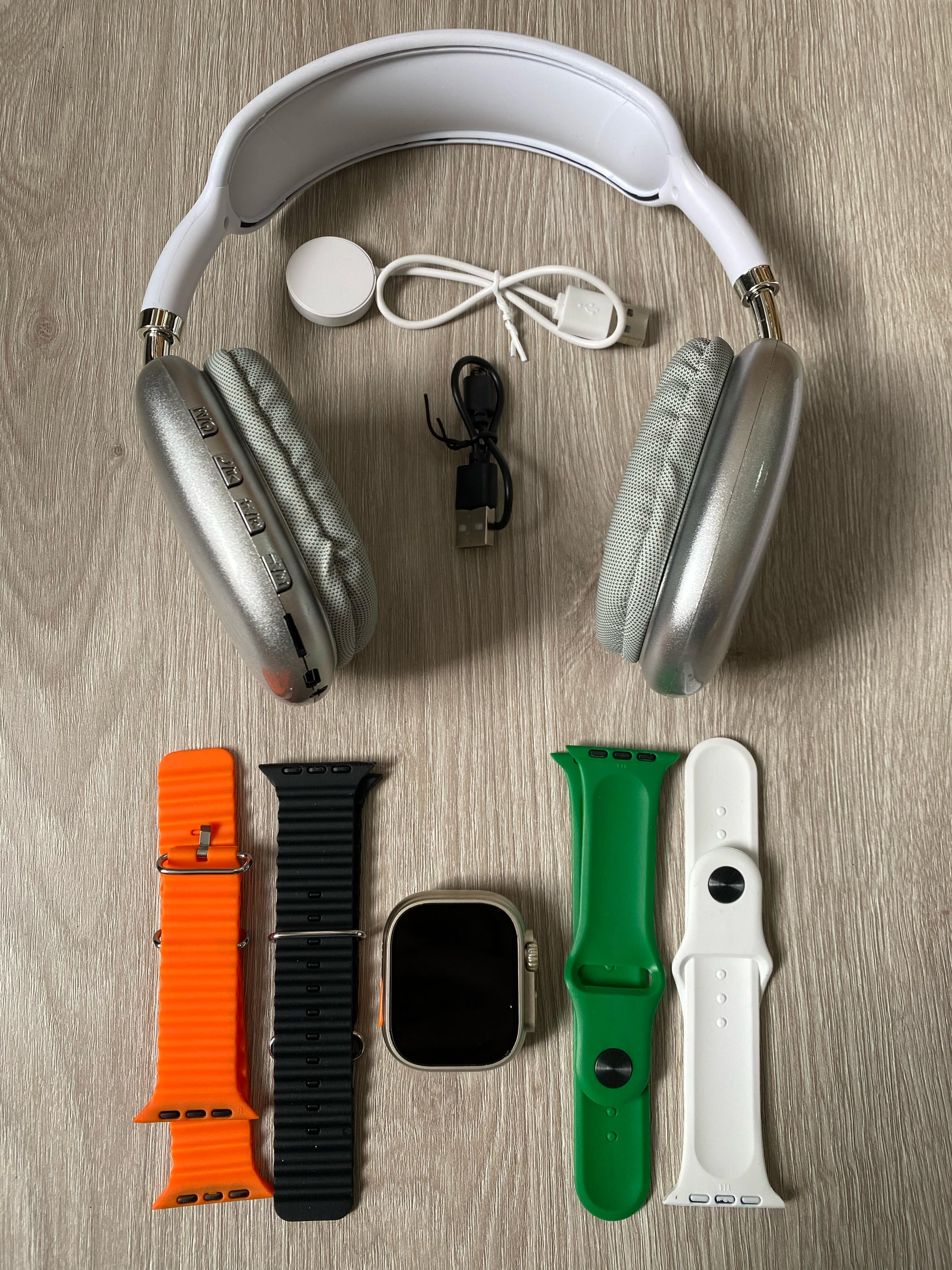 Combo Reloj Smartwatch Ultra 3 Diadema