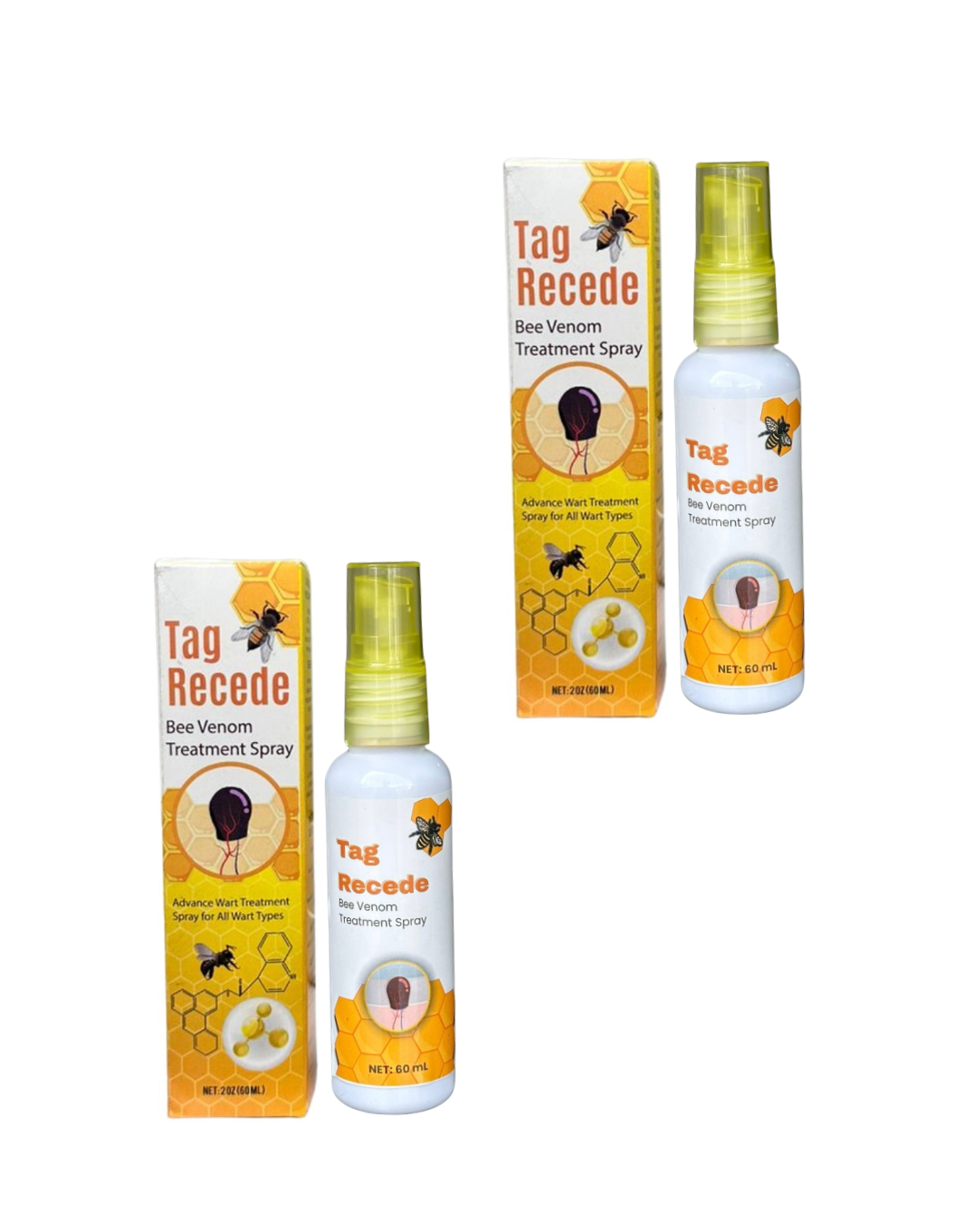 Tag Recede  Spray para eliminar verrugas