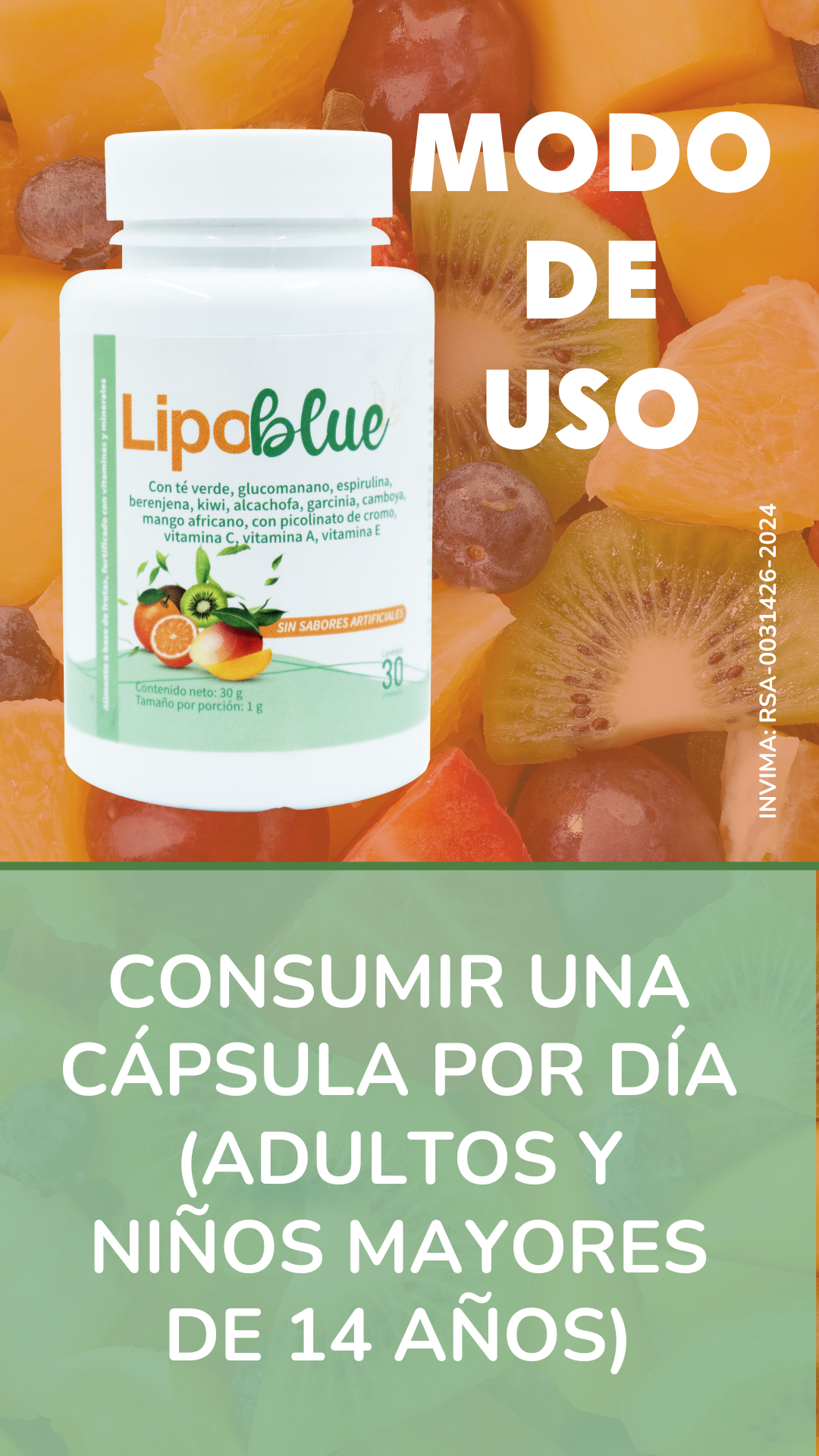 LIPOBLUE Control de Antojos