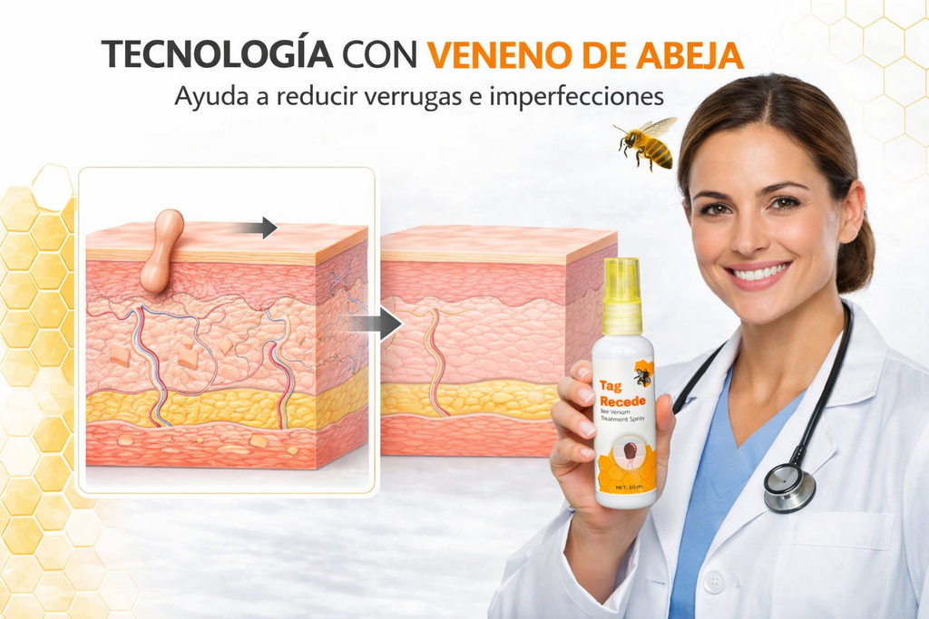 Tag Recede  Spray para eliminar verrugas