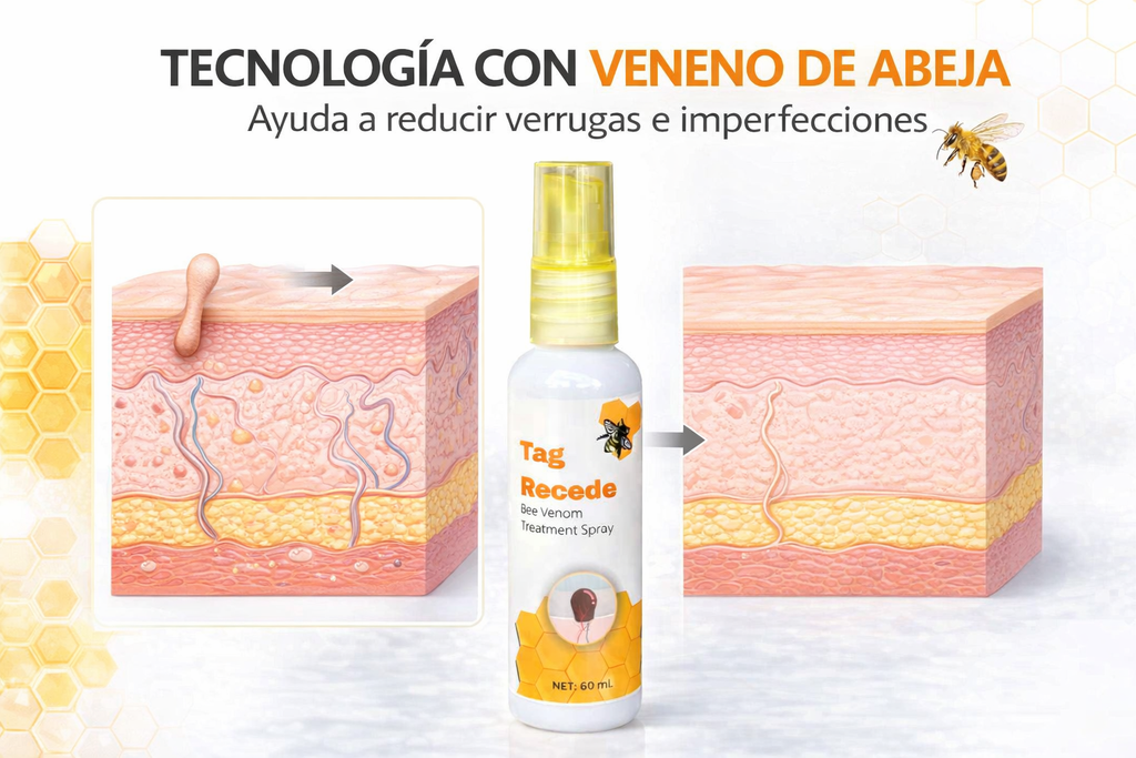 Tag Recede  Spray para eliminar verrugas