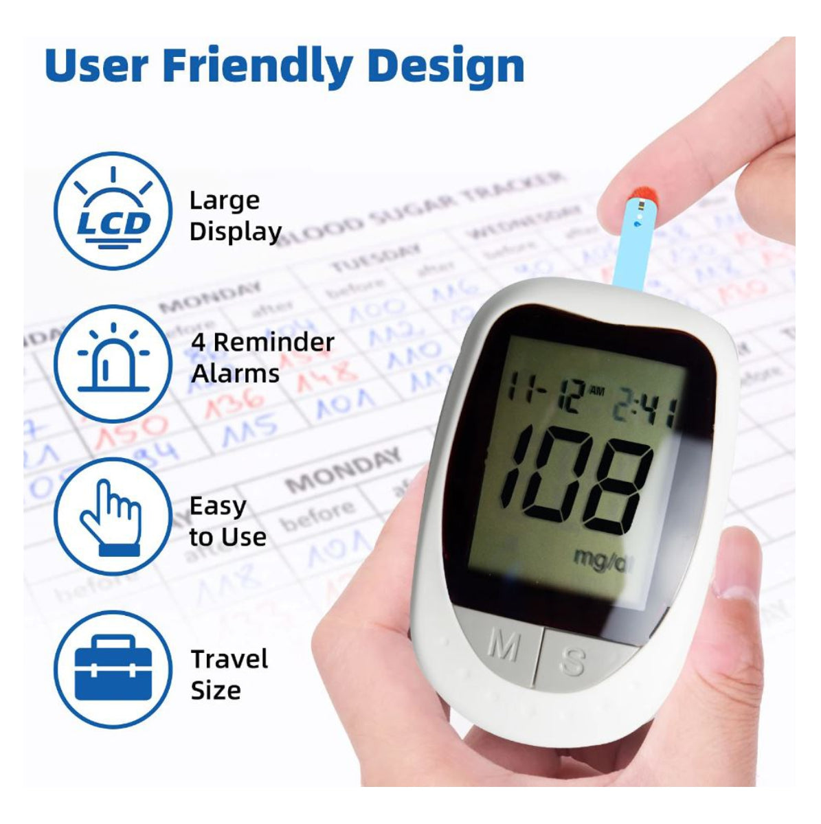 Glucometro Digital Diabetes