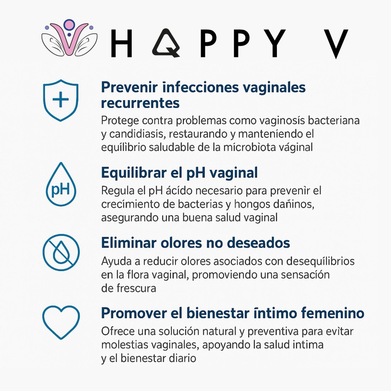 HQPPY V Probiótico vaginal